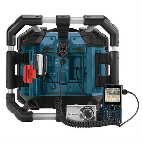 Bosch Power Box Jobsite AM/FM Stereo & Charger with MP3 Compatibility,BOSPB360S